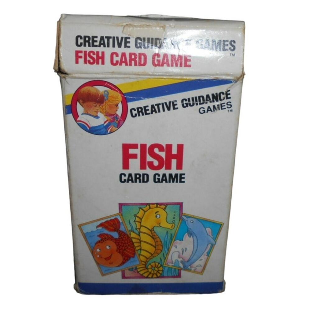 Vintage 1986 Creative Guidance Fish Game Playmore Inc Complete
